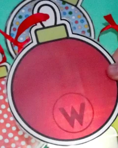 chrstmas bauble flashlight reveal scavenger hunt