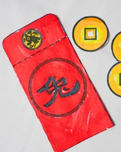 chinese new year lunar red envelope craft