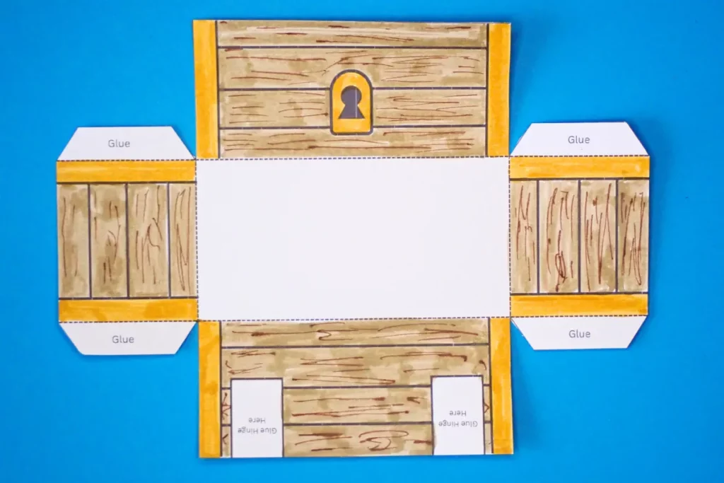 treasure chest printable template