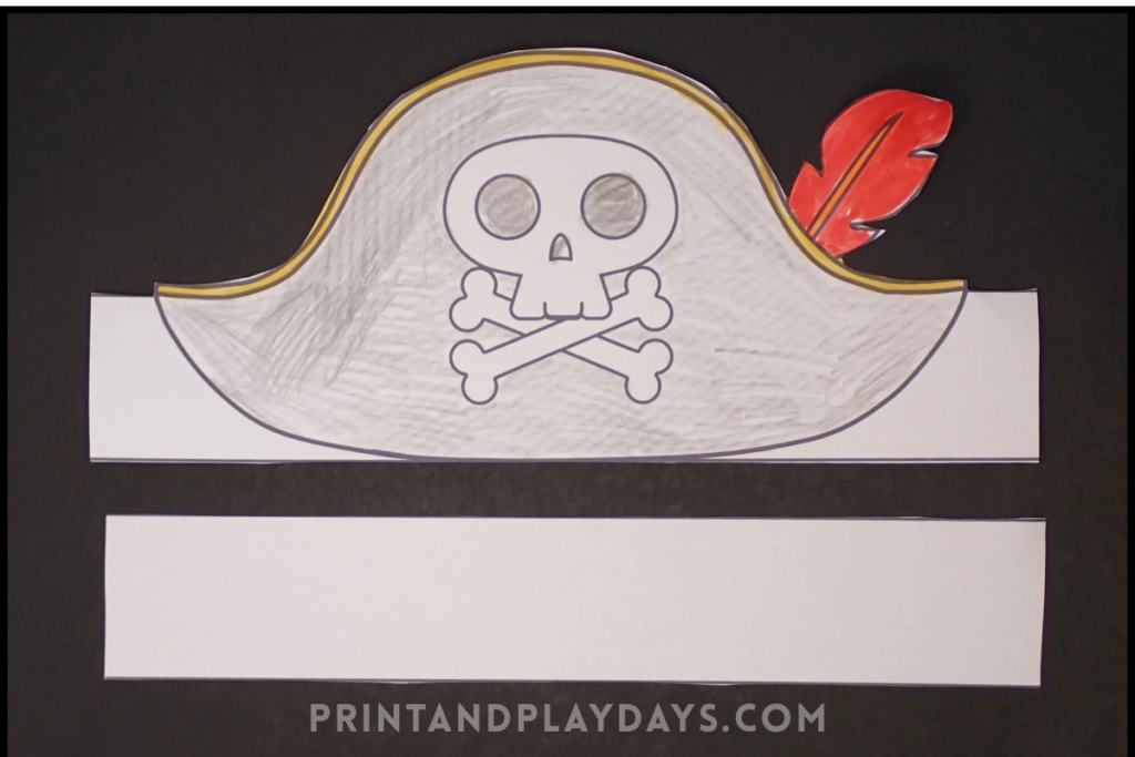 How to make a pirate headband instructions.
