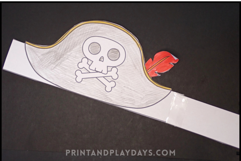 How to make a pirate headband instructions.