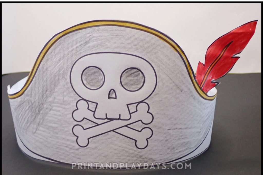 How to make a pirate headband instructions.