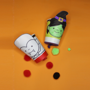 Make A Pom Pom Popper – Fun Halloween STEM craft