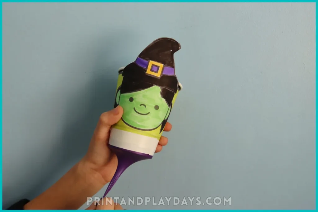 a halloween pom pom shooter 